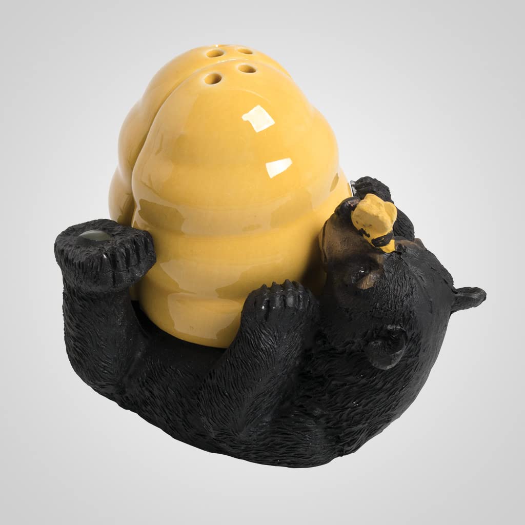 Lipco 63525 Bear and Beehive Salt and Pepper Shaker Set