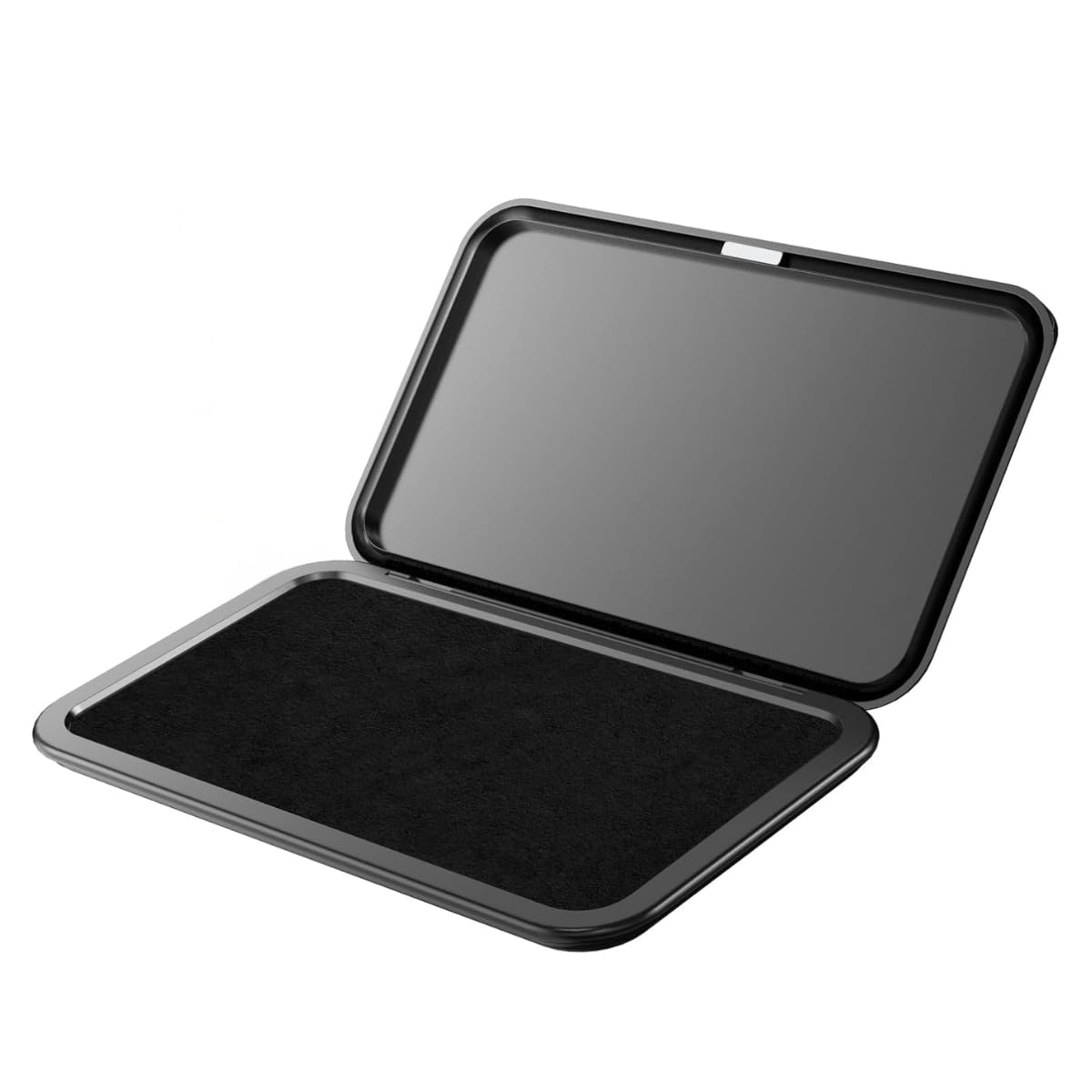 Fingerprint Ink Pad Ultra-Black 6.2" – Quick-Dry, Flawless, Non-Toxic Ink for 10,000+ Clear Prints – Large Stamp Pad for Notary, ID Verification, Banks, Schools, Law Enforcement & Legal Forms