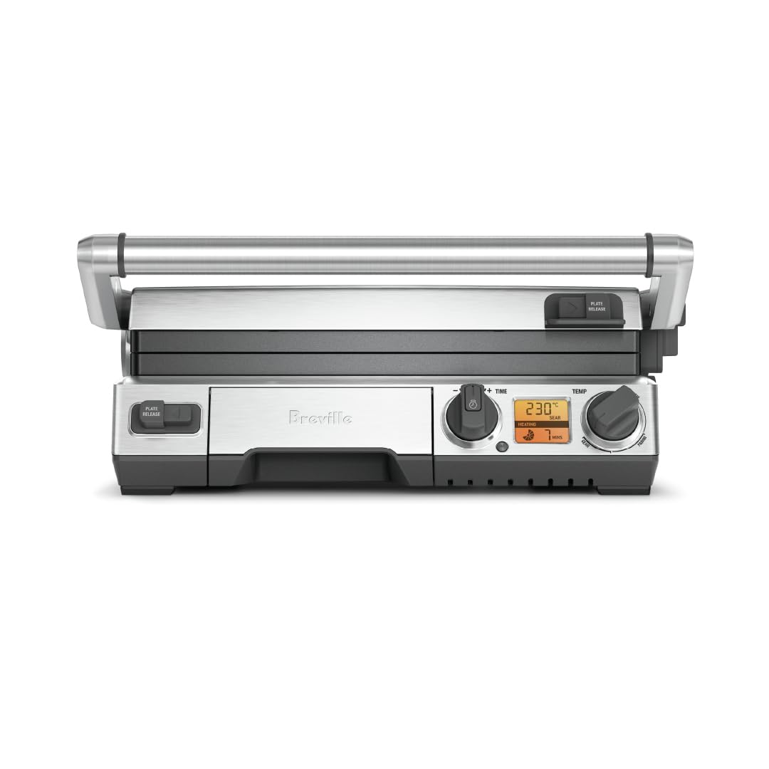 Breville BGR820XL Smart Grill, Brushed Stainless Steel