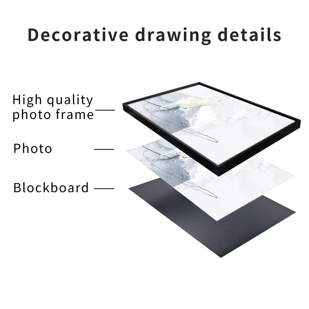 Canvas Framed Wall Art Large Size 24 X 32 Inch X 3 Pieces Of Modern Abstract Simple Posters Prints, Artwork Whether Hanging In The Living room Bedroom Kitchen Office Can Be Aesthetic Wall Decor