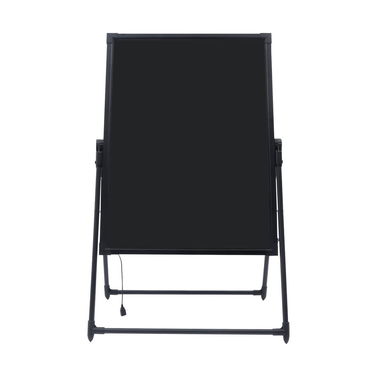 32"x24" LED Message Writing Board Standing A-Frame Menu Sign Board Illuminated Erasable Lighted Chalkboard Sign Menu Board with 8 Highlighters, Towel and Remote Control