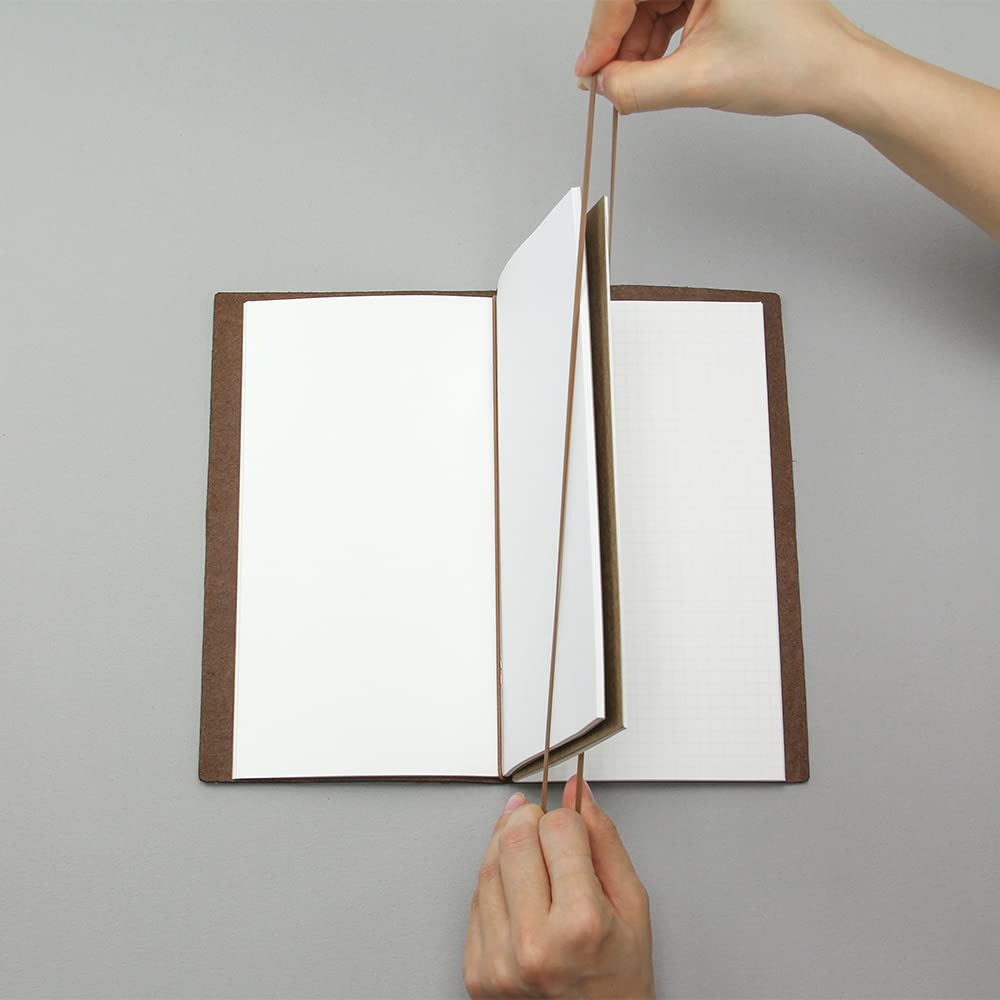 DESIGNPHIL 14333006 Traveler's Notebook, Refill, Interlocking Band, 2 Pack, Regular Size