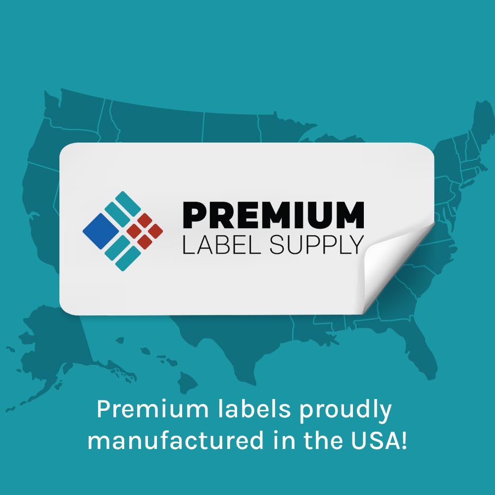 Premium Label Supply Glossy White Address Sticker Labels – 2.625" x 1" – (30 per Sheet) (Glossy White for Inkjet Only, 300 Labels)