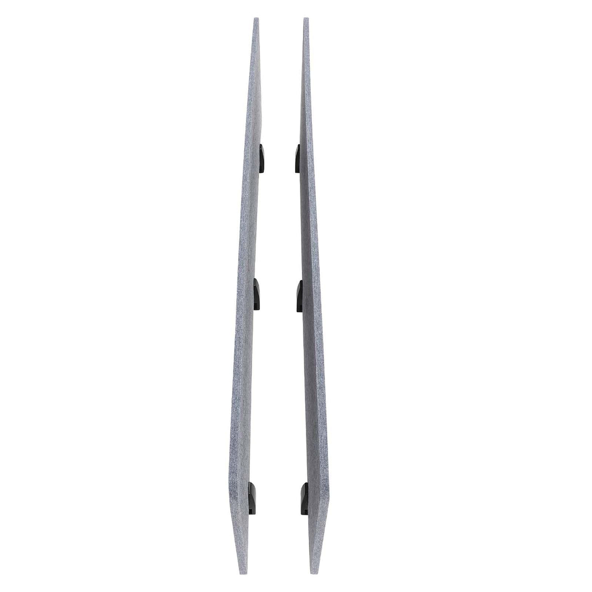 ReFocus Raw Clamp-On Acoustic Desk Divider Mounted Privacy Panel Set – Reduce Noise & Visual Distractions for Office, Study (Castle Gray, 2× Panels (60"×16"))