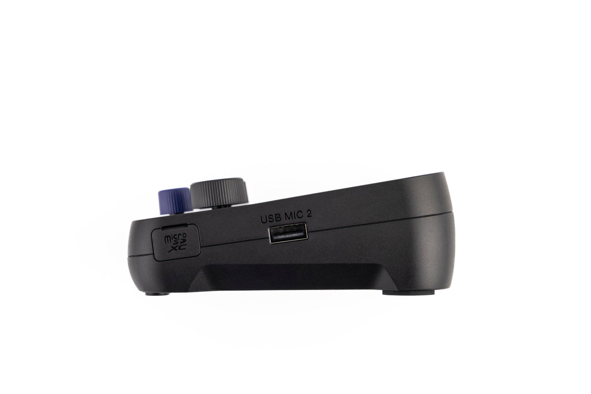 Zoom PodTrak P2 Podcast Recorder, 2 USB Mic Inputs, 2 Headphone Outputs, AI Noise Reduction, Tone & COMP Effects, Remote Guest Recording, SD Card, Battery/USB-C Powered