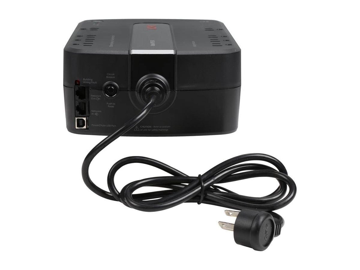 APC Back-UPS 550VA / 330W Battery Backup & Surge Protector, 8 Outlets, RJ45 Ethernet Protection, BE550G Uninterruptible Power Supply for Computers, Wireless Routers, and Home Office Electronics