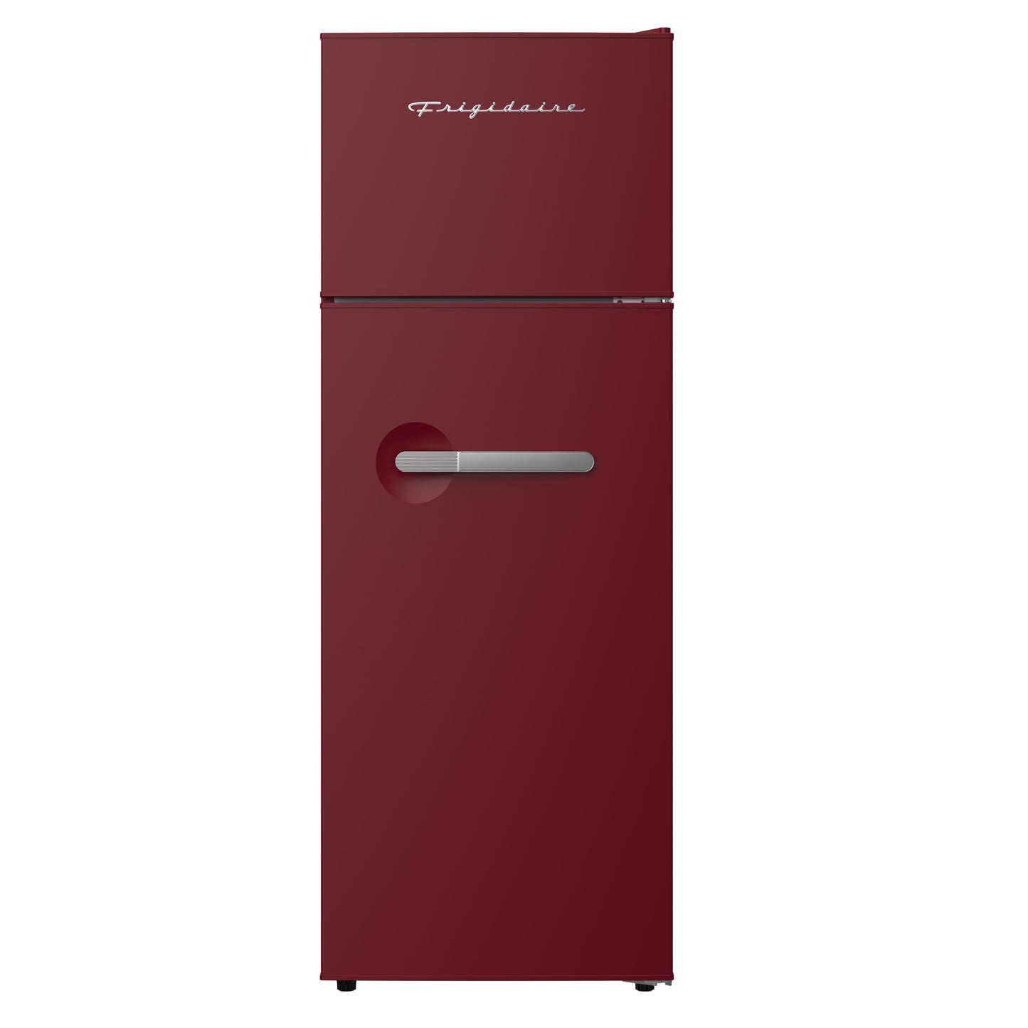 Frigidaire Retro Apartment Size Refrigerator with Top Freezer - 2 Door Fridge with 7.5 Cu Ft of Storage Capacity, Adjustable Spill-Proof Shelves, Door & Crisper Bins, Merlot