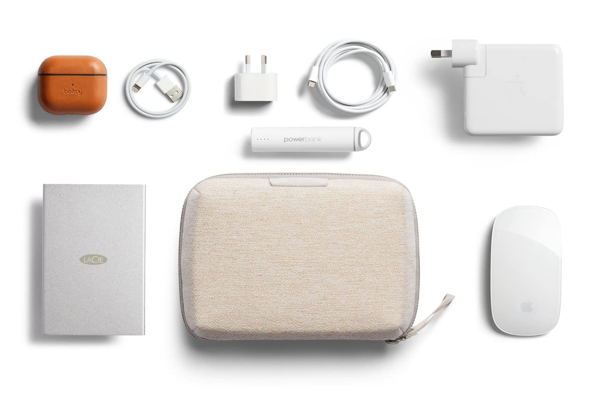 Bellroy Tech Kit Compact (Tech Accessories Organizer, Zipper Pouch) - Saltbush