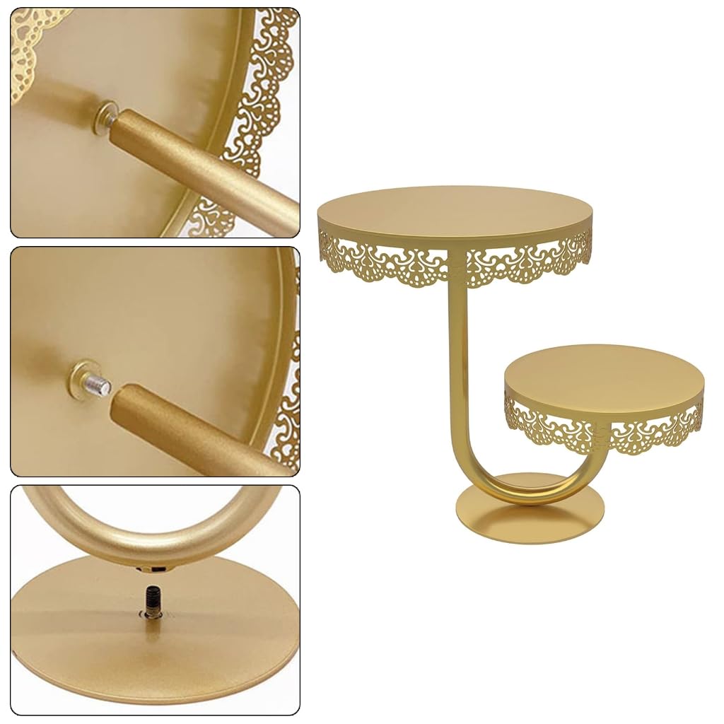 Iron Cake Display Rack Multi Tiers Pastries Holder Desert Presentation Tray for Home Gatherings and Restaurant Use
