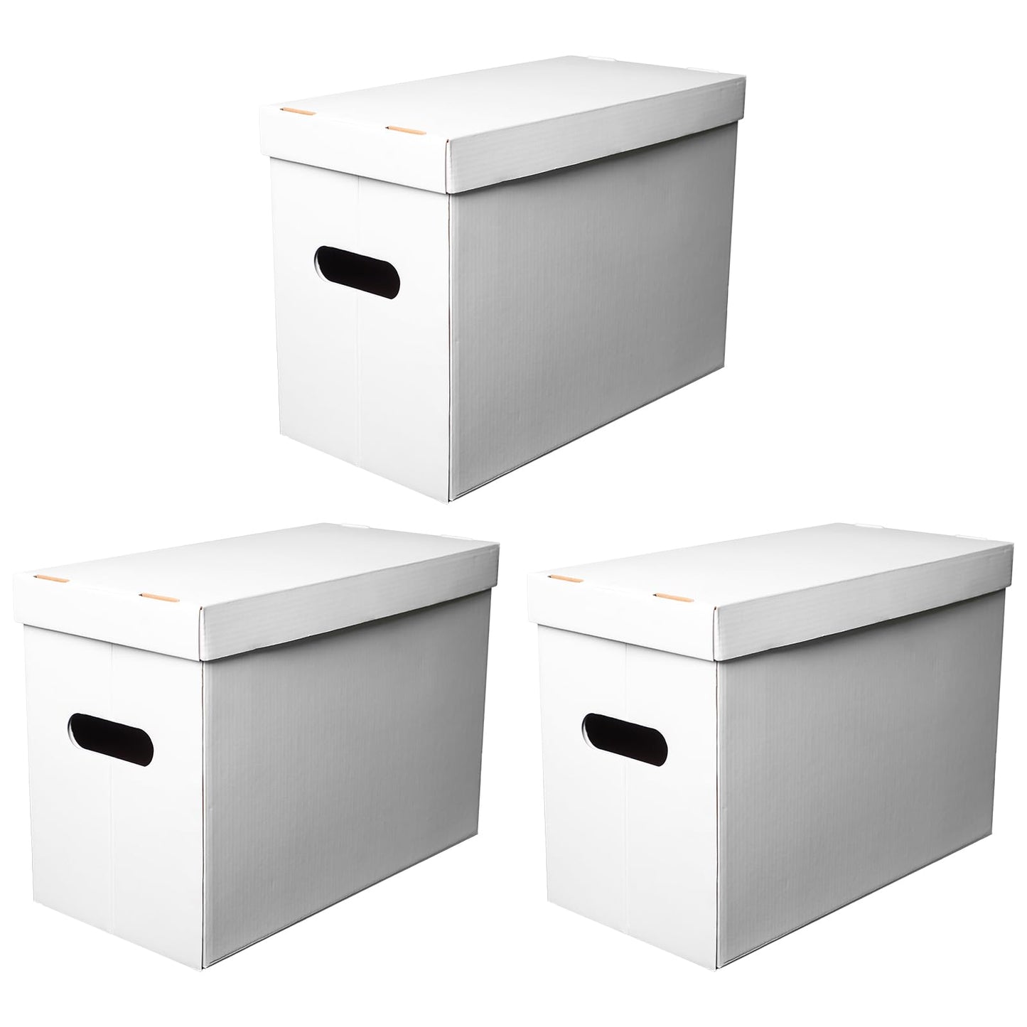 NUMINA Comic Book Boxes – 3 Pack Short Boxes | Fits 150–175 Comics | Comic Book Storage Organizer for Silver & Current Age | Durable Stackable Cardboard Box