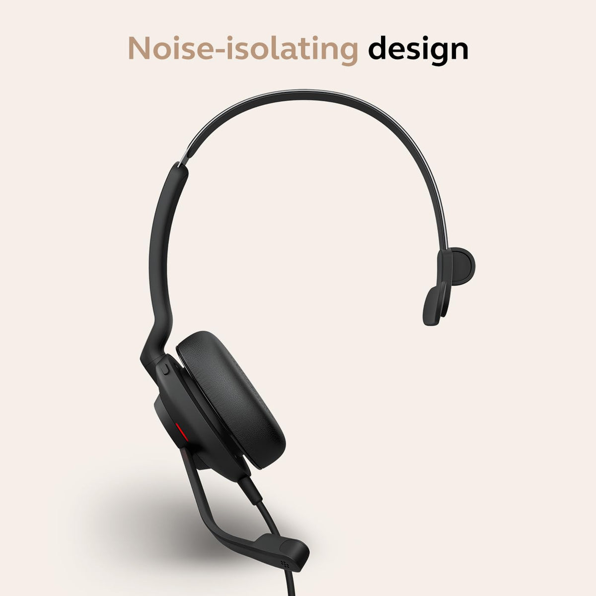 Jabra Evolve2 30 SE (2025 Version) Wired Single-Ear Headphones with Microphone – Computer Headset - USB-A and USB-C Cable - Microsoft Teams Certified - Works with All Meeting Platforms – Black