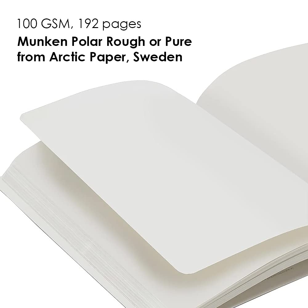myPAPERCLIP Limited Edition A5 Plain Notebook | 192 Pages, 100 GSM, Soft Cover, A5 (5.83 × 8.27 in) | Flat Lay | Bookmark & Elastic Closure | Aubergine