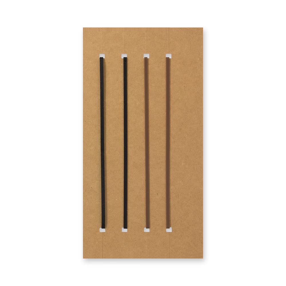 DESIGNPHIL 14333006 Traveler's Notebook, Refill, Interlocking Band, 2 Pack, Regular Size