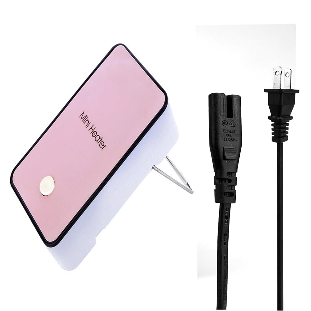 Safety Energy-saving Heater Mini Portable Room Office Desktop Electric Fan Heater Air Warmer (Pink)
