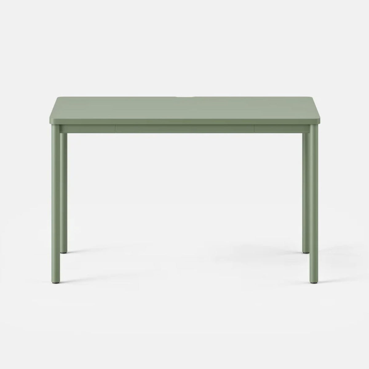 Branch Daily Desk - Functional at Home Office Desk with Effortless Assembly, Timeless Design, Rounded Corners, and Built-in Cable Notch - 48” W x 28.5” H x 24” D - Sage Work Table