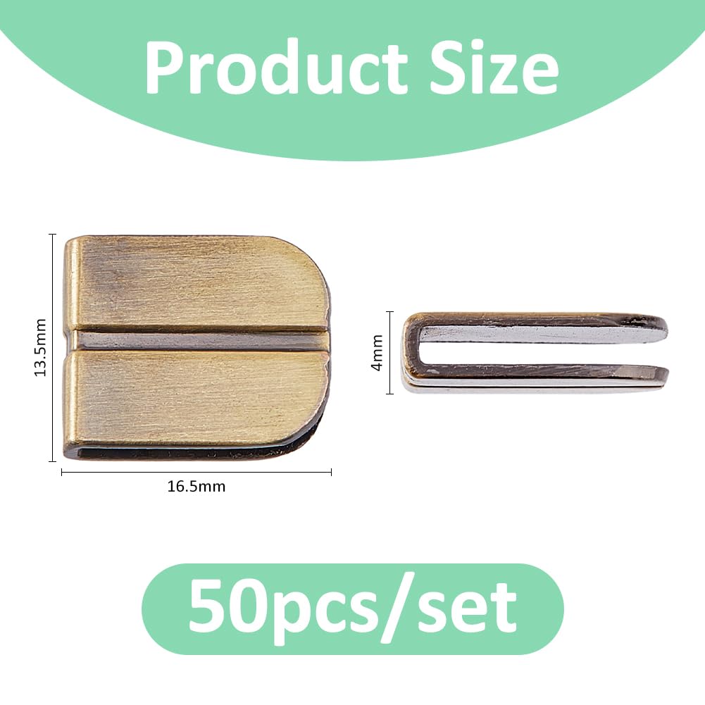 SUPERFINDINGS 50Pcs Book Corner Protectors Antique Bronze Guard Edge Covers Alloy Corner Guards Decorative Book Scrapbooking Angle Protector for Scrapbooking Photo Album Book Menus Notebooks