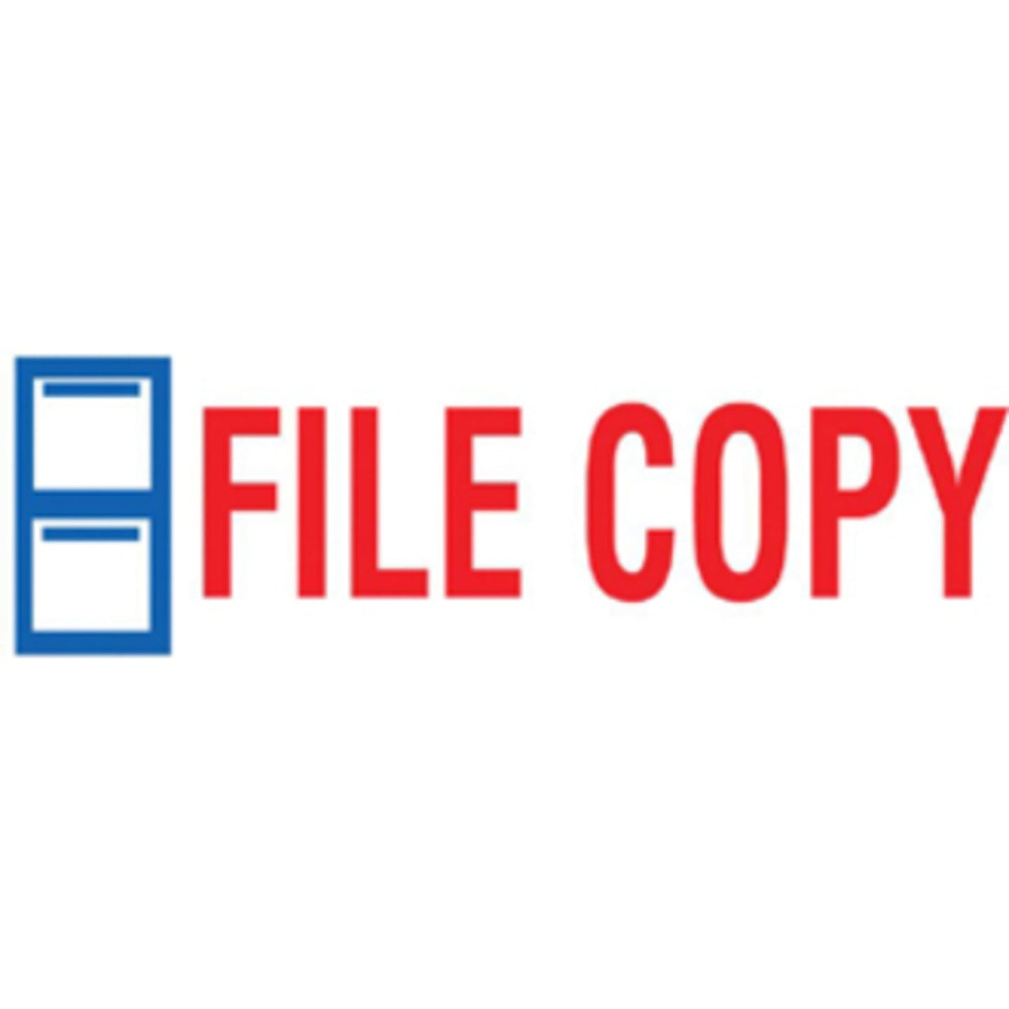AccuStamp2 File Copy Stamp, Shutter Pre-Inked One-Color File Copy Stamp, 1/2" x 1 5/8" Impression, Red Ink