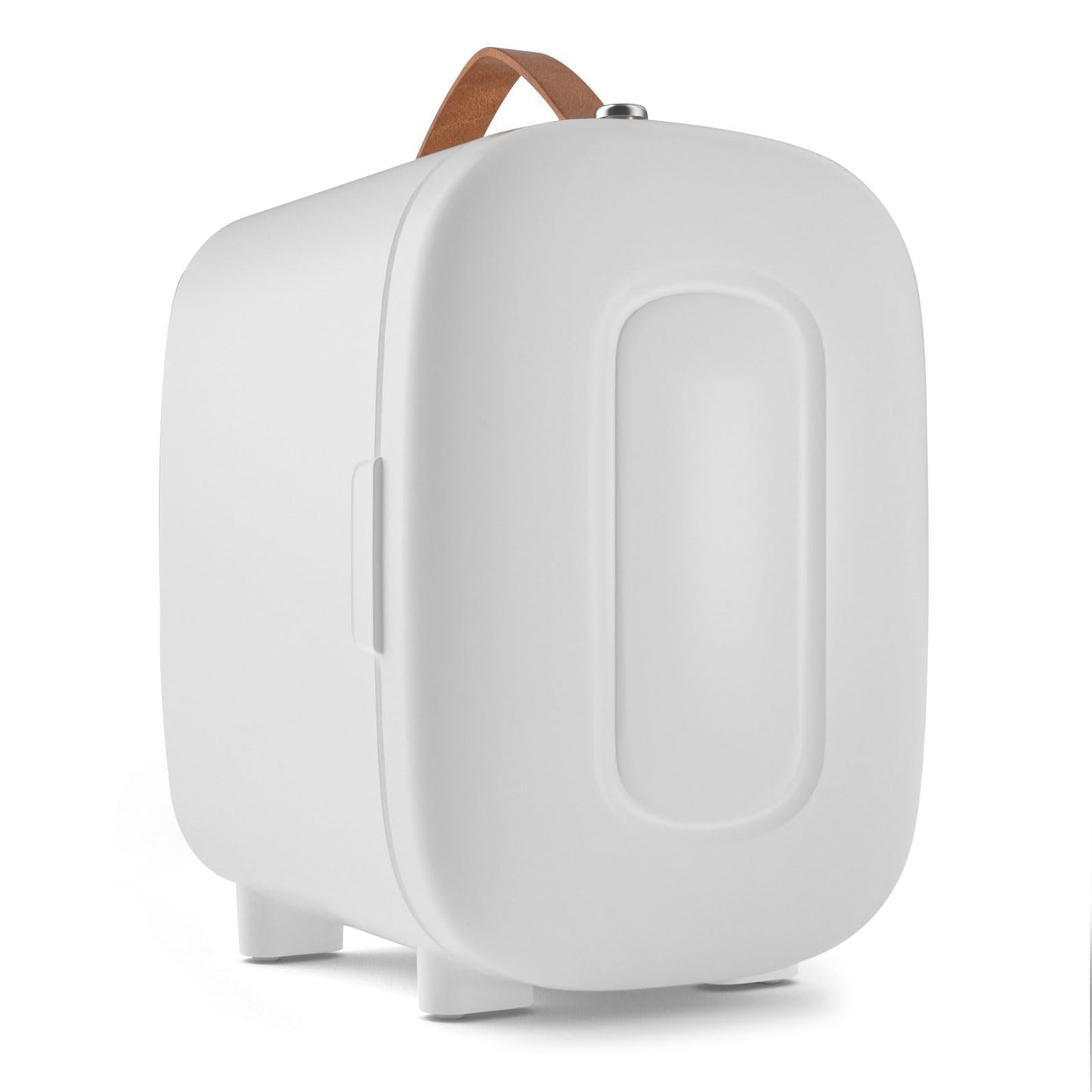 FANSEXPERT Mini Fridge for Bedroom, 4 Liter/6 Cans Skin Care Fridge Small Refrigerator, AC/DC Portable Mini Cooler & Warmer, Small Cosmetic Fridge for Camping, Dorm, Office, Car (White)