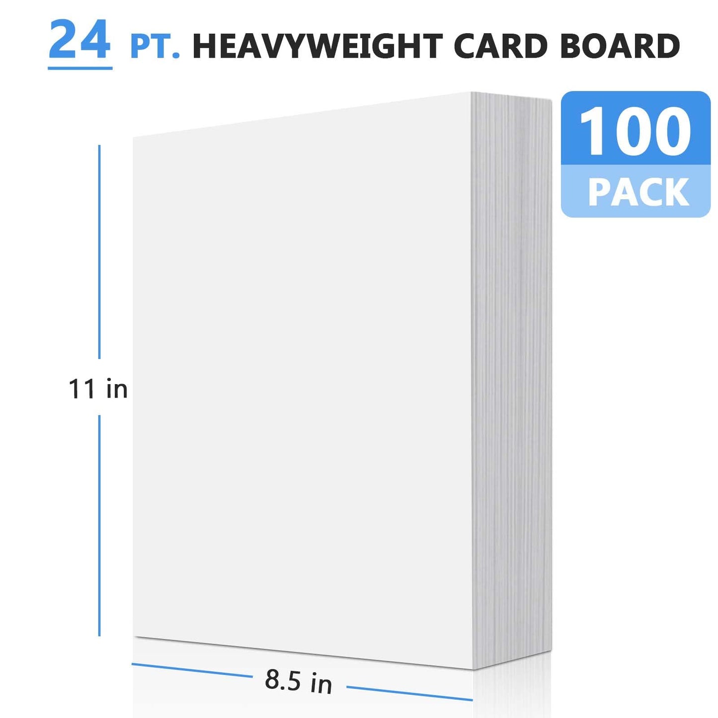 8.5 x 11 Inch Fabric Backing Board, Poster Boards and Plastic Alligator Clips for Folding and Storing Cloth Straight, Fabric Storage Boards-100 Set