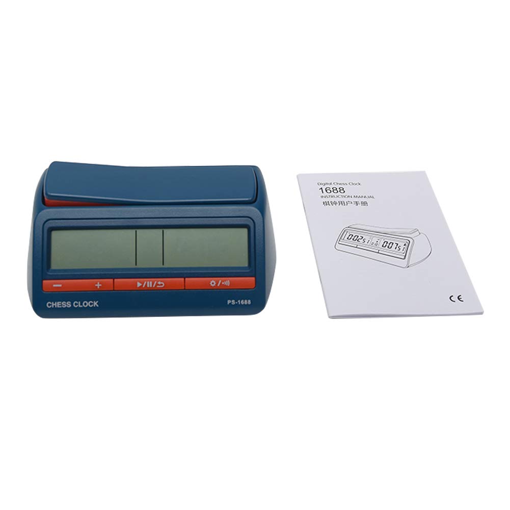 Chess Clock, Advanced Digital Chess & Portable Game Timer, for Portable Timer for Board Games and Delayed Countdown Function