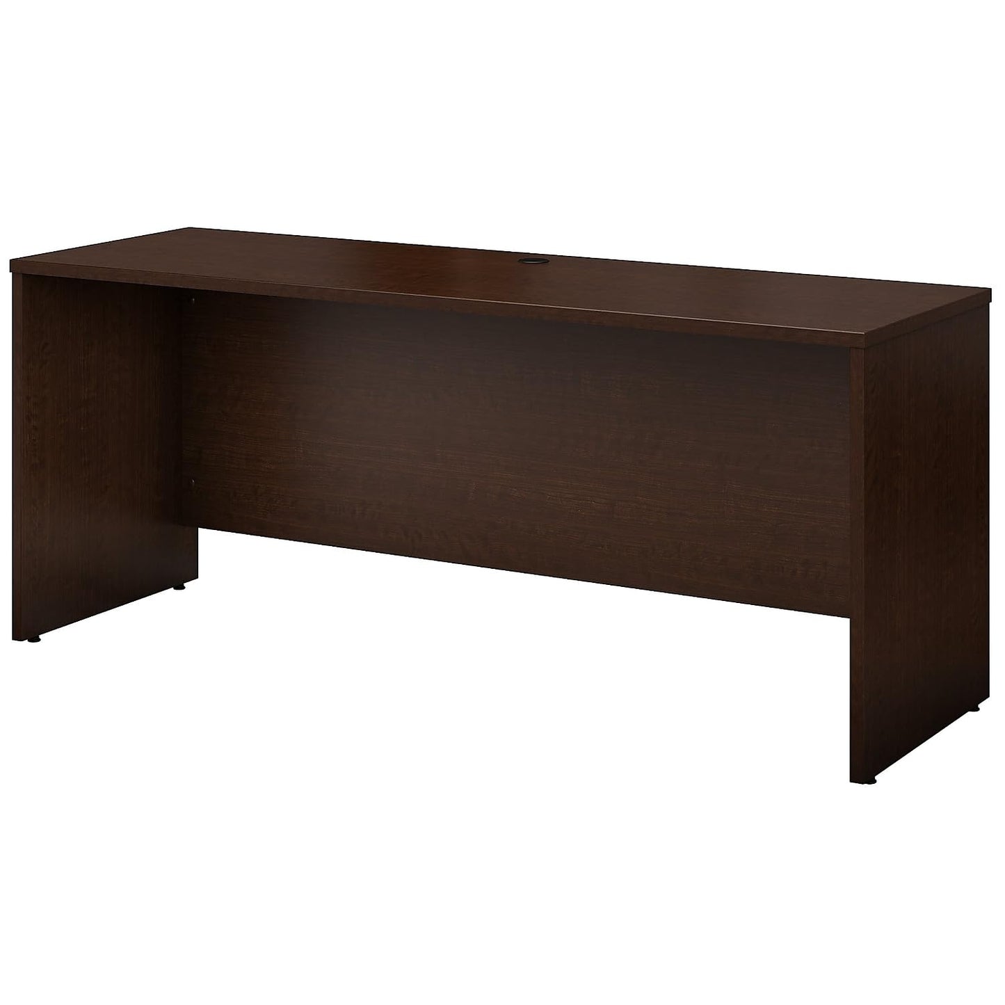 Bush Business Furniture Series C 72W Credenza Desk in Mocha Cherry, Large Computer Table for Home and Professional Office