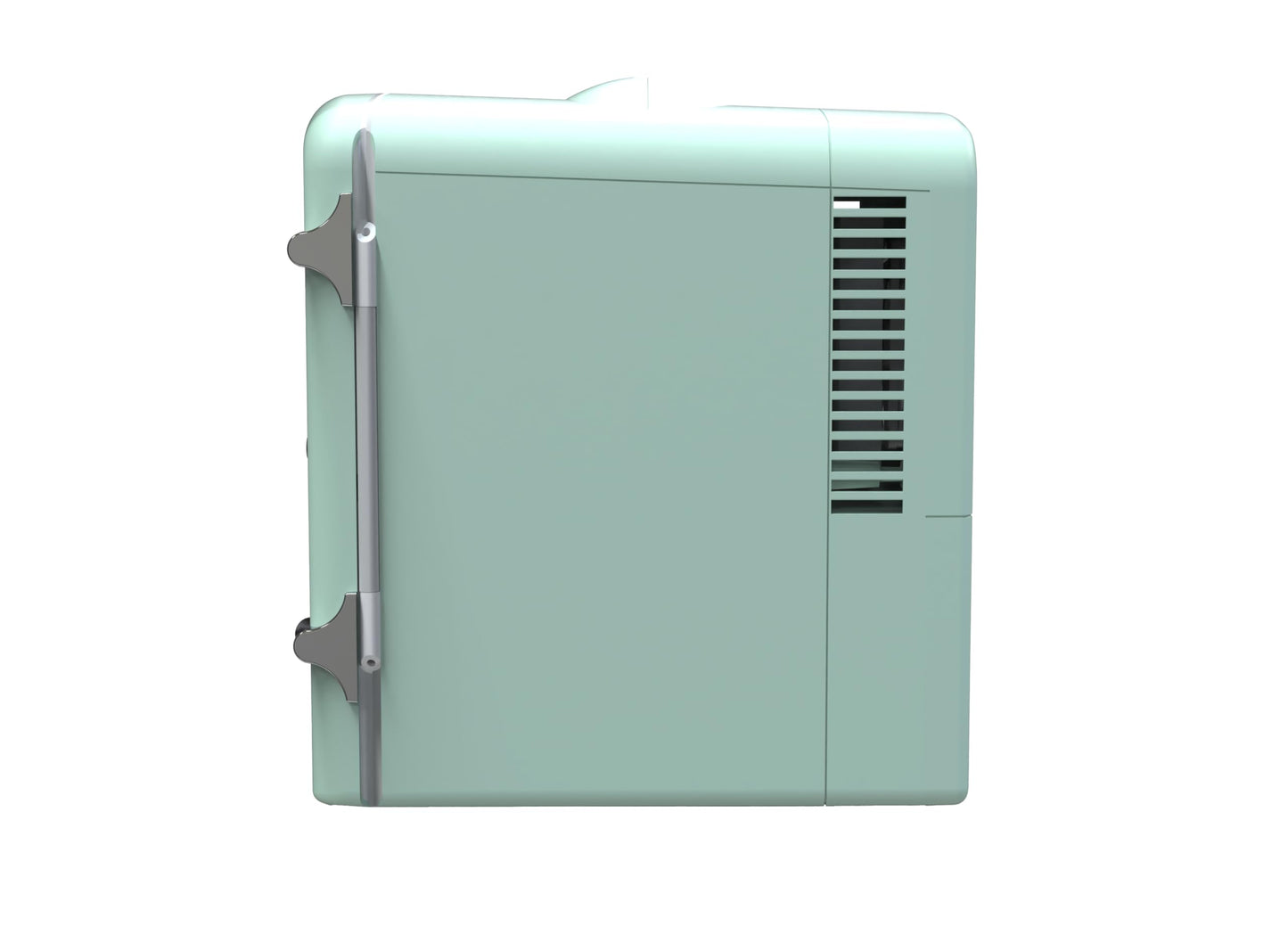 Frigidaire EFMIS171 Retro Mini Portable Personal Fridge - Ideal for Home, Office or Dorm - Includes Carrying Handle, AC/DC Wall/Car Charger (Green)