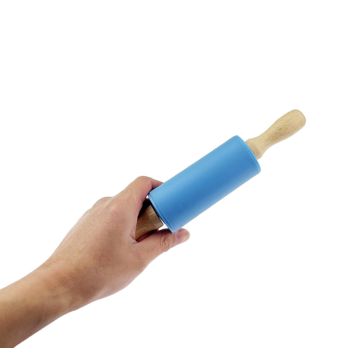 Zelerdo 6 Pack Mini Small Rolling Pin 9 Inch Kids Rolling Pin Wooden Handle for Home Kitchen