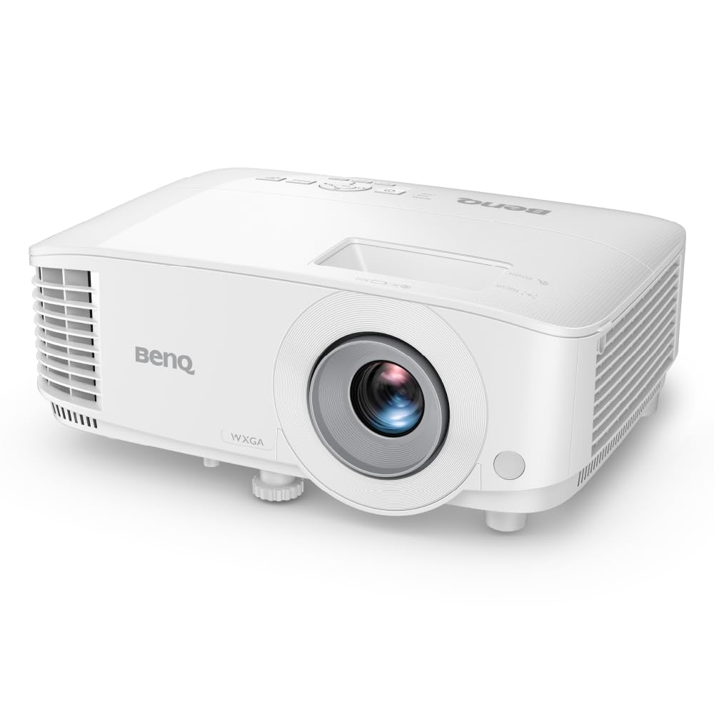 BenQ WXGA Business Projector (MW560C) - DLP - 4,000 Lumens High Brightness - 20,000:1 High Contrast Ratio - HDMI, VGA - Auto Keystone Correction - Simple Setup - SmartEco Technology
