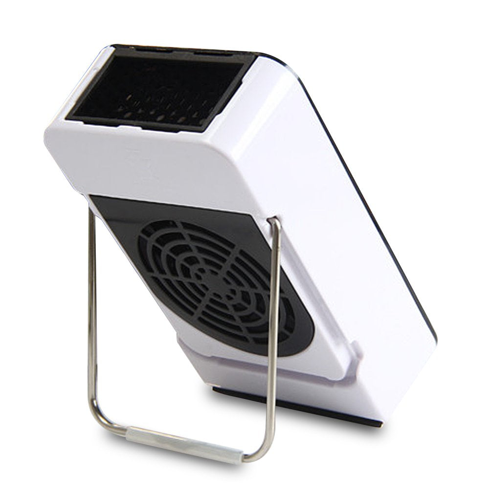 Safety Energy-saving Heater Mini Portable Room Office Desktop Electric Fan Heater Air Warmer (Pink)