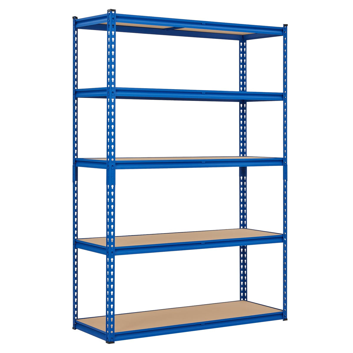 Garvee 5 Tier Garage Shelving Unit, 2500 LB Capacity, 48x18 in Heavy Duty Adjustable Steel Storage Shelves, Freestanding Storage Racks for Basement Warehouse Shop