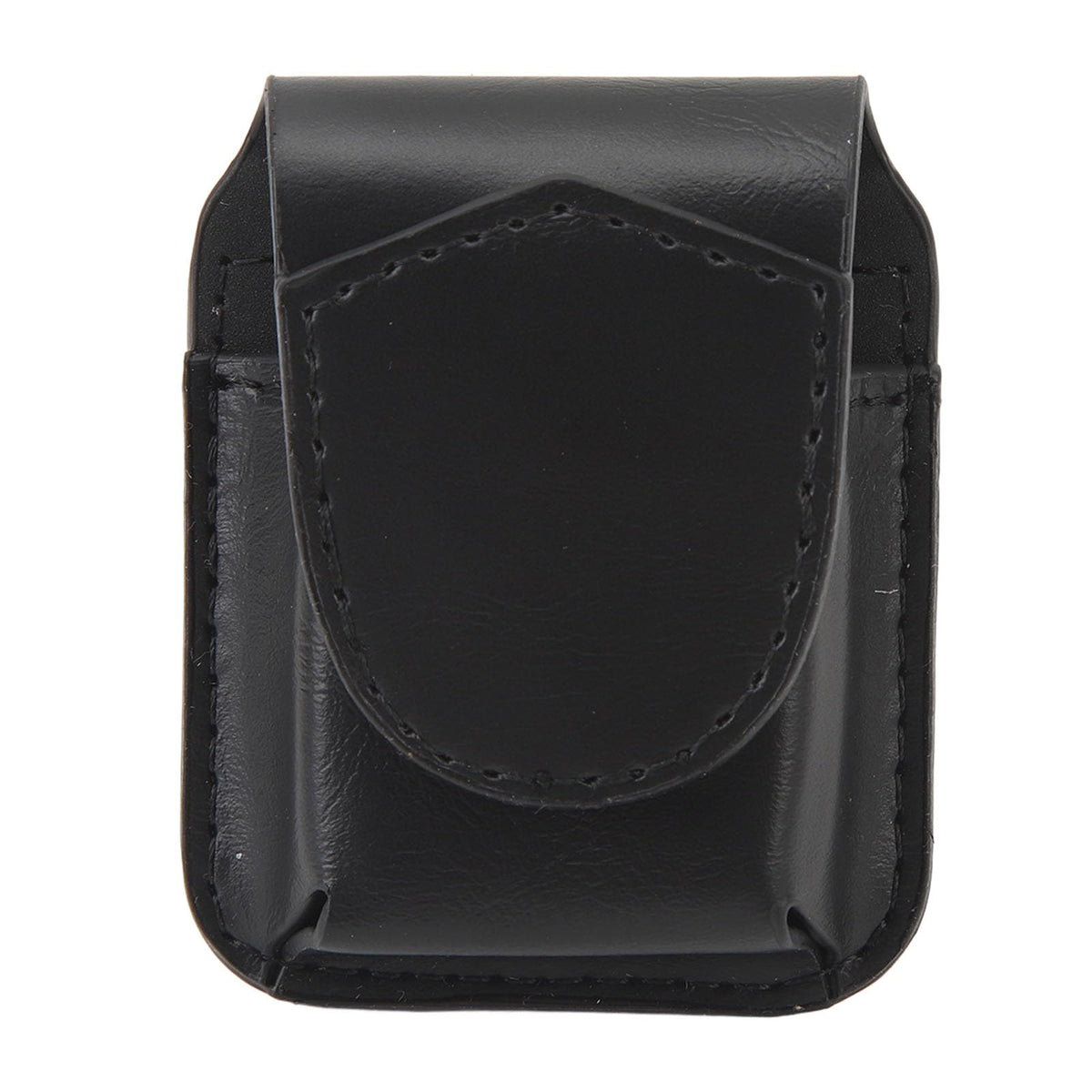 Lighter Pouch Belt Loop PU Holder Scratch Soft Lining Magnetic Buckle Lighter Waist Case Outdoor Travel (Black)