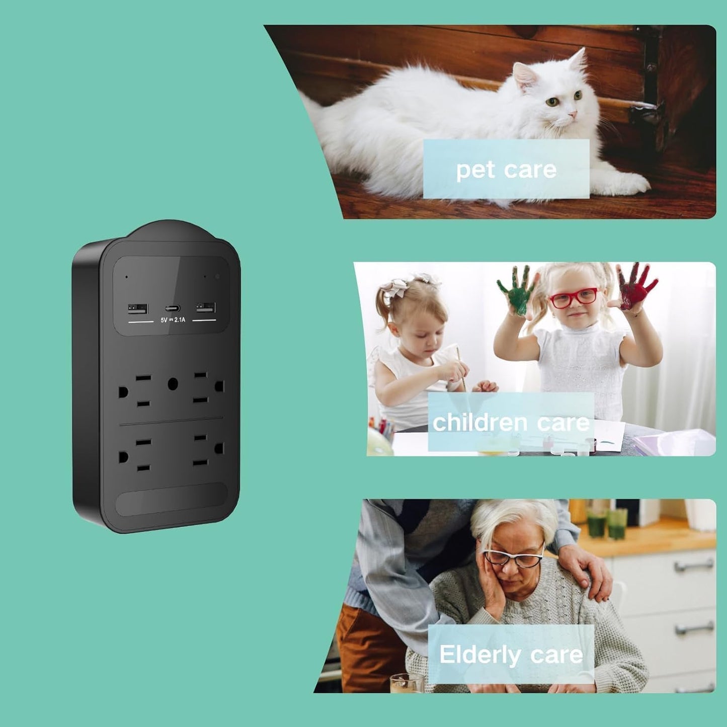 AX NANNY CAM 2026 Upgraded 4K Hidden Camera with Night Vision,Wireless WiFi Wall Outlet Camera,Motion Detection|SD Storage Indoor Camera for Pet|Home|Office (Black)