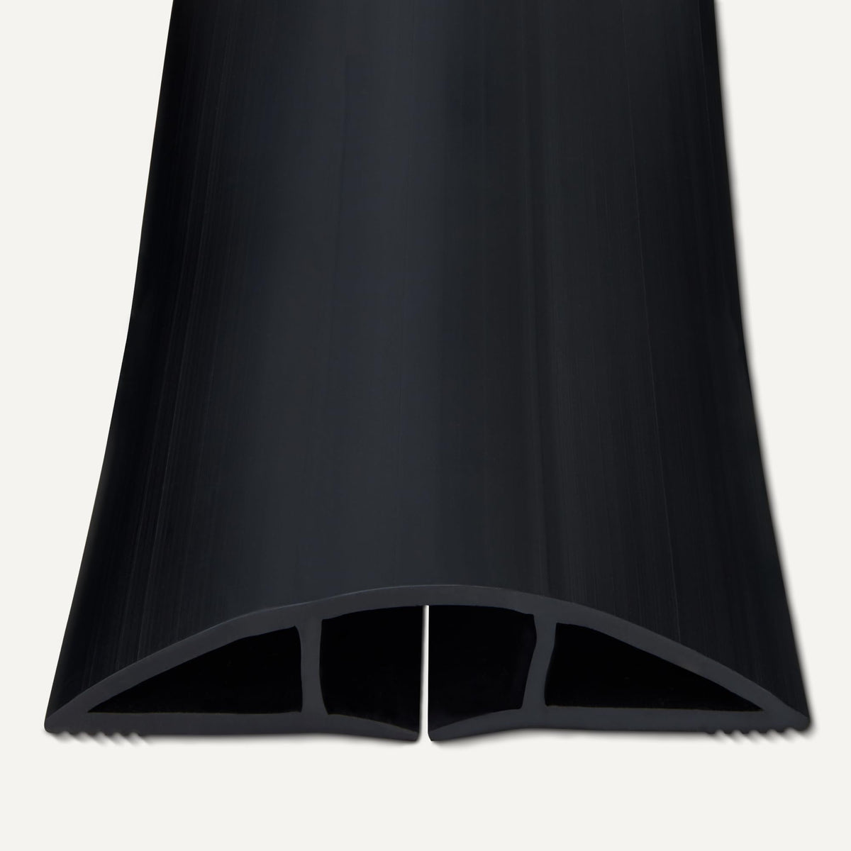 Amazon Basics Floor Cord Cover, 6ft Length, 2.6" Diameter, Cable Protector, Black