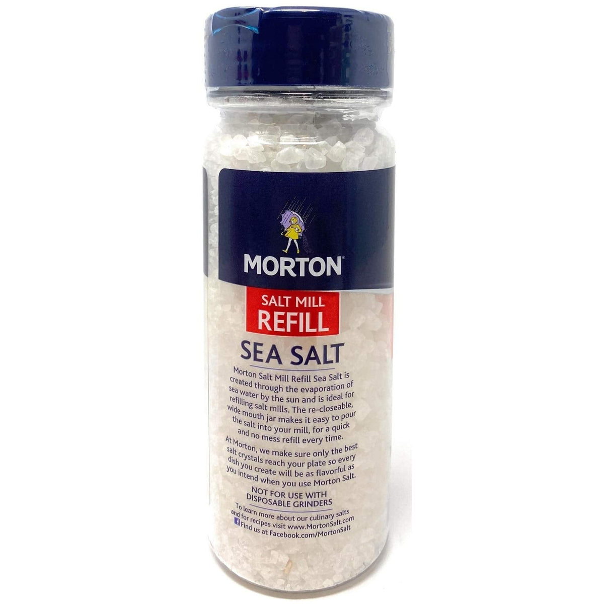 Morton Extra Coarse Sea Salt Grinder Refill,