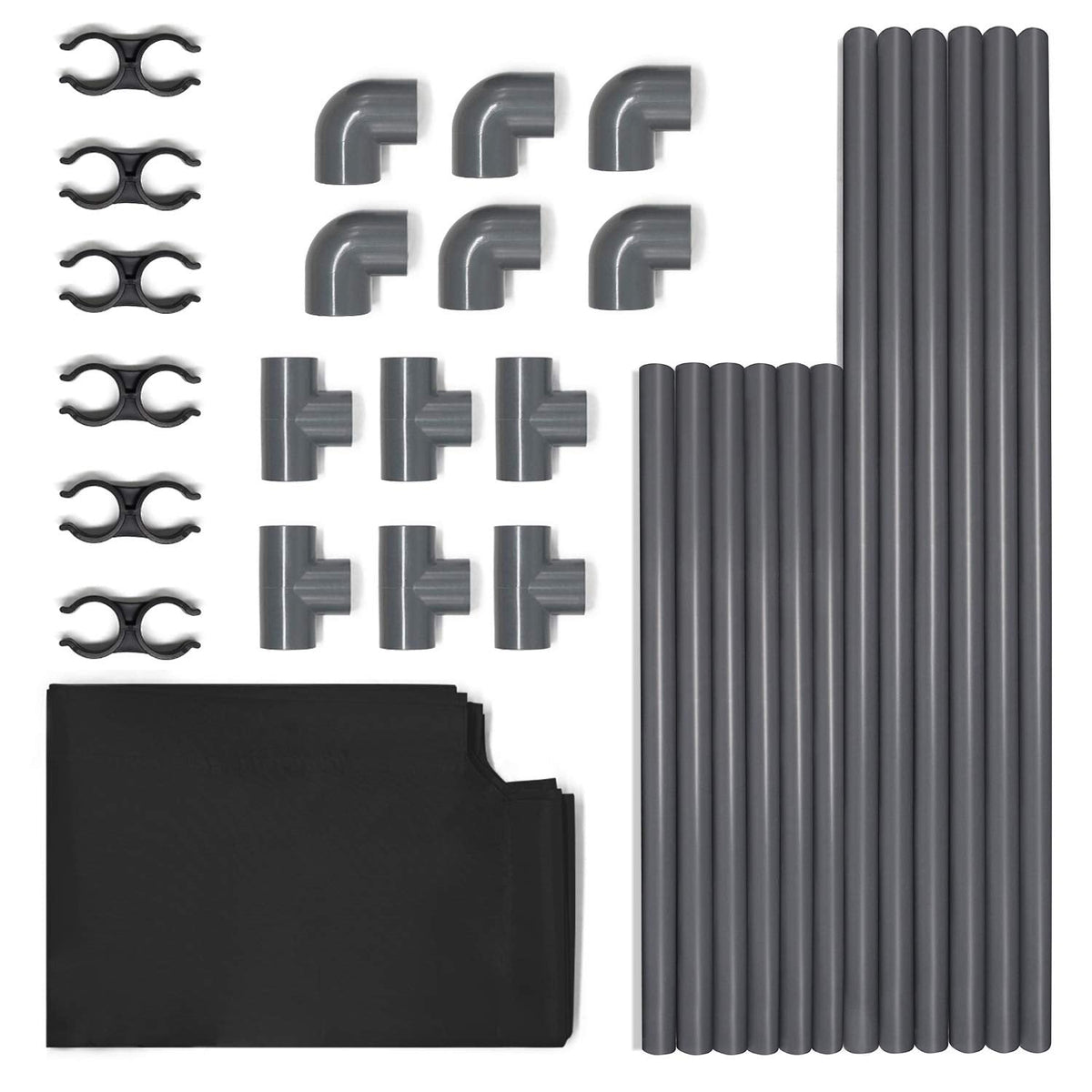 3 Panels Safety Barricade 5.8FT Foldable Security Sign Barrier Gate with Heavy Duty PVC Frame High Visibility Caution Symbol Crowd Control Restricted Area Pedestrian Barricade Traffic Fence Black