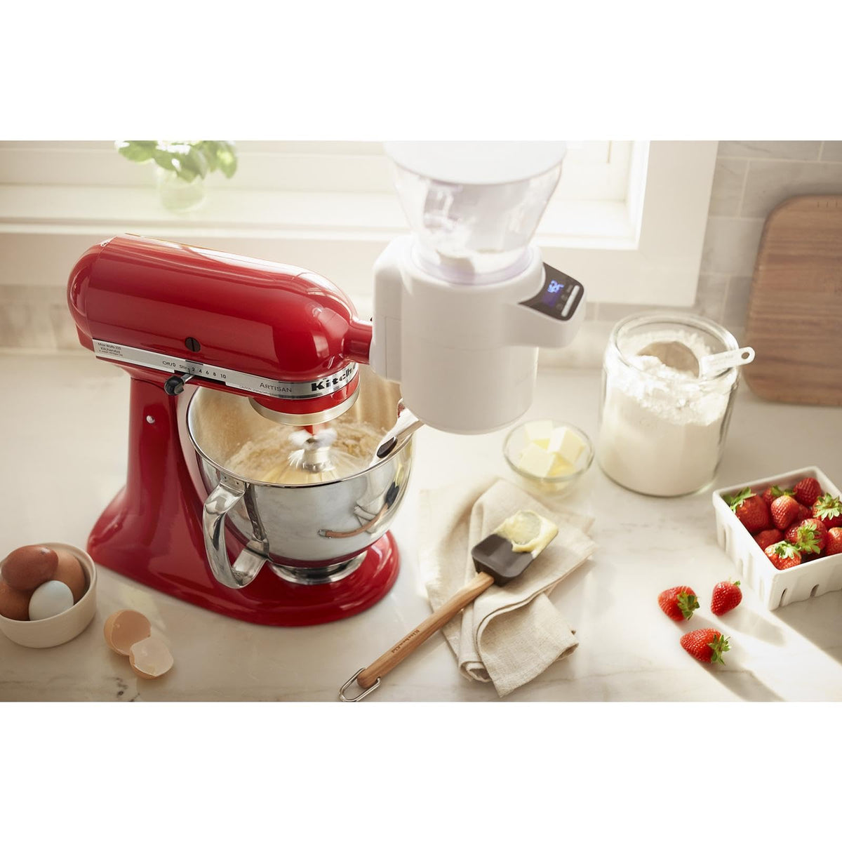 KitchenAid Sifter with Scale Attachment - KSMSFTA