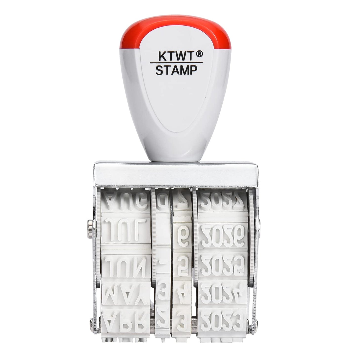 KTWT 1.5" Rubber Stamp Line Dater, Date Stamp, Office Stamp, Rotating Stamp 3/16" (5mm)