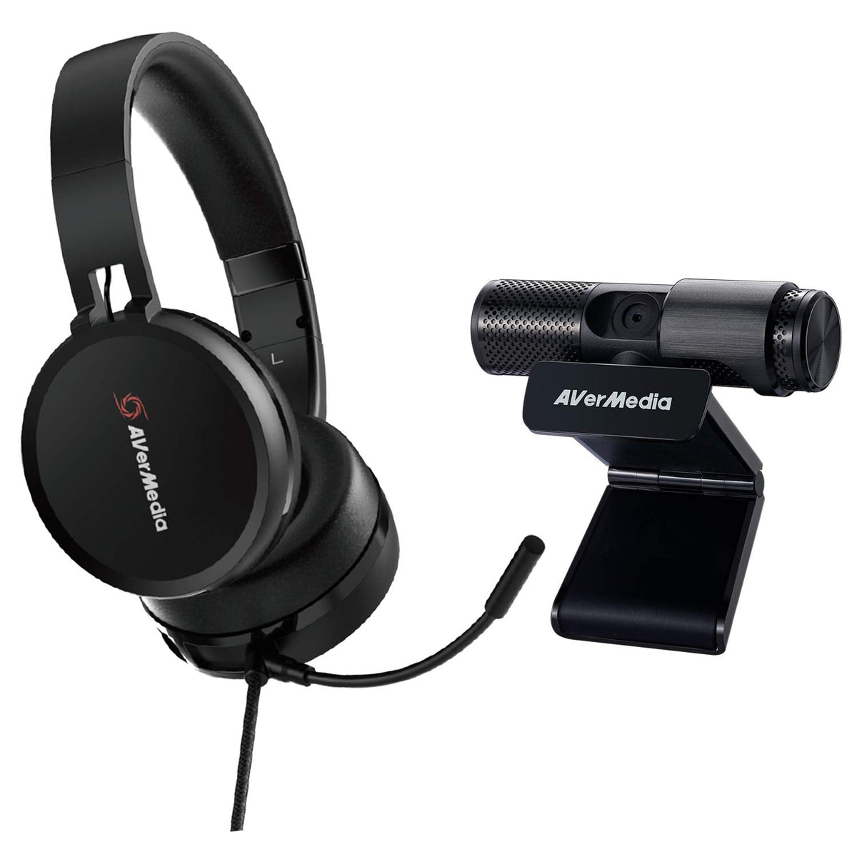 AVerMedia BO317 Video Conferencing Kit 1080p Webcam USB Headphone, Video Conferencing, Gaming Accessories for PC and Laptop