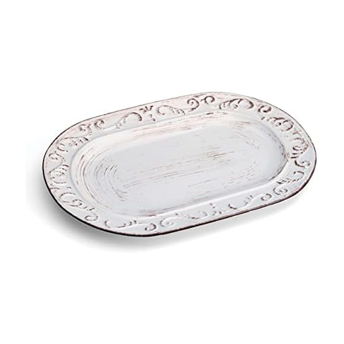 Pfaltzgraff Trellis Serving Platter, 13.75 inch, White