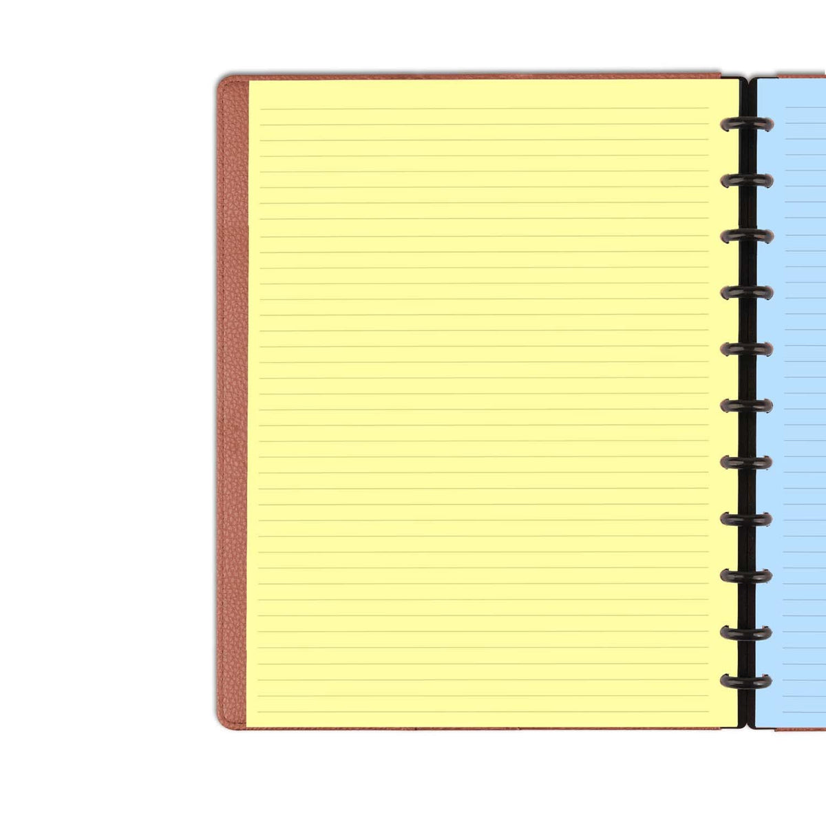 Letter Size Refills Paper, A4 Tul Paper for TUL Note-Taking System Discbound Notebook Planner Inserts, 5 Colors(20 Sheets/C), Total 100 Sheets/200 Pages, College ruled, Tul Paper Refills 8.5 x 11 In