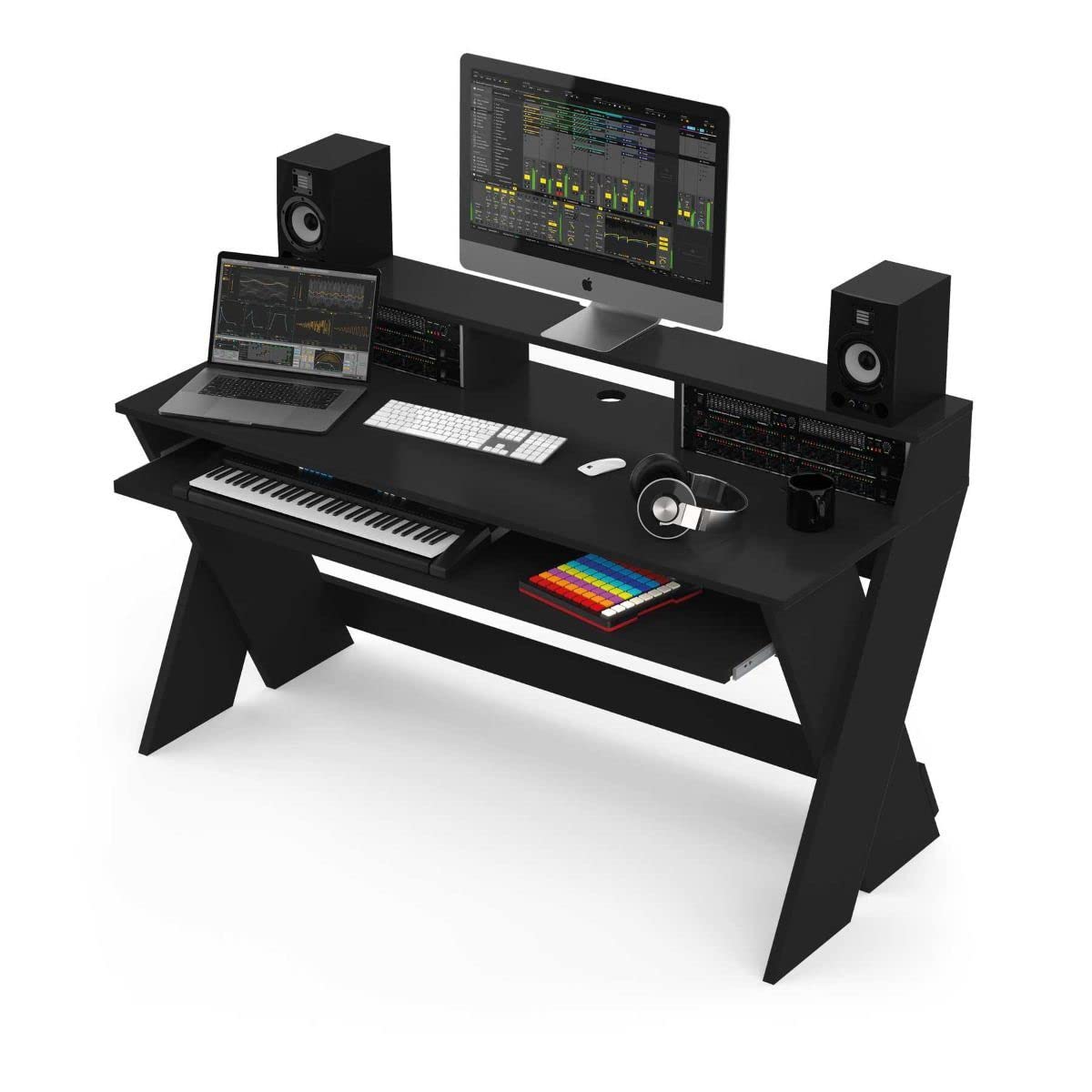 Glorious Sound Desk Pro Professional Studio Workstation in Black