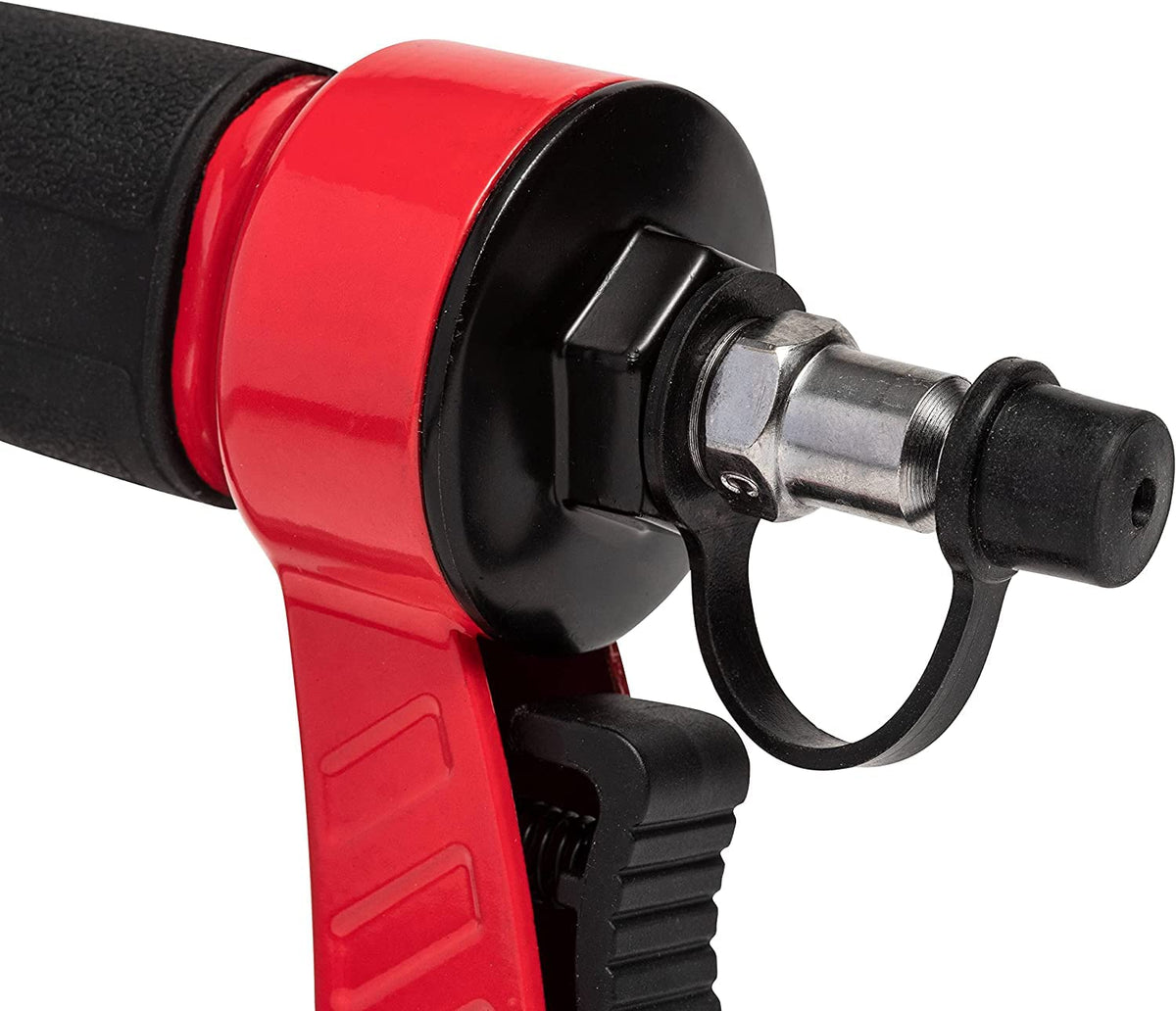 Arrow PT50 Oil-Free Pneumatic Staple Gun, Professional Heavy-Duty Stapler for Wood, Upholstery, Carpet, Wire Fencing, Fits 1/4”, 5/16”, 3/8", 1/2", 9/16” Staples , Red
