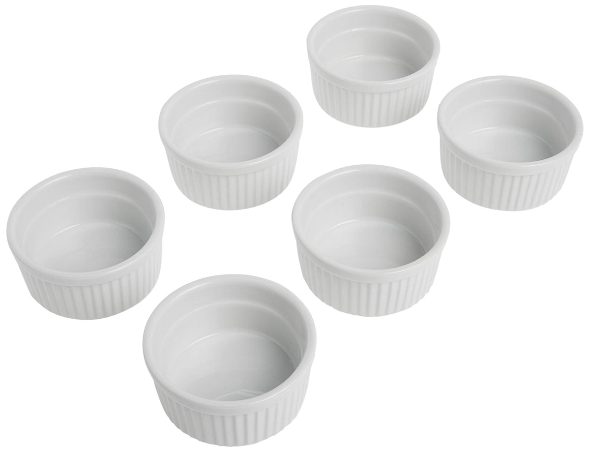 Norpro 4oz/120ml Porcelain Ramekins, Set of 6