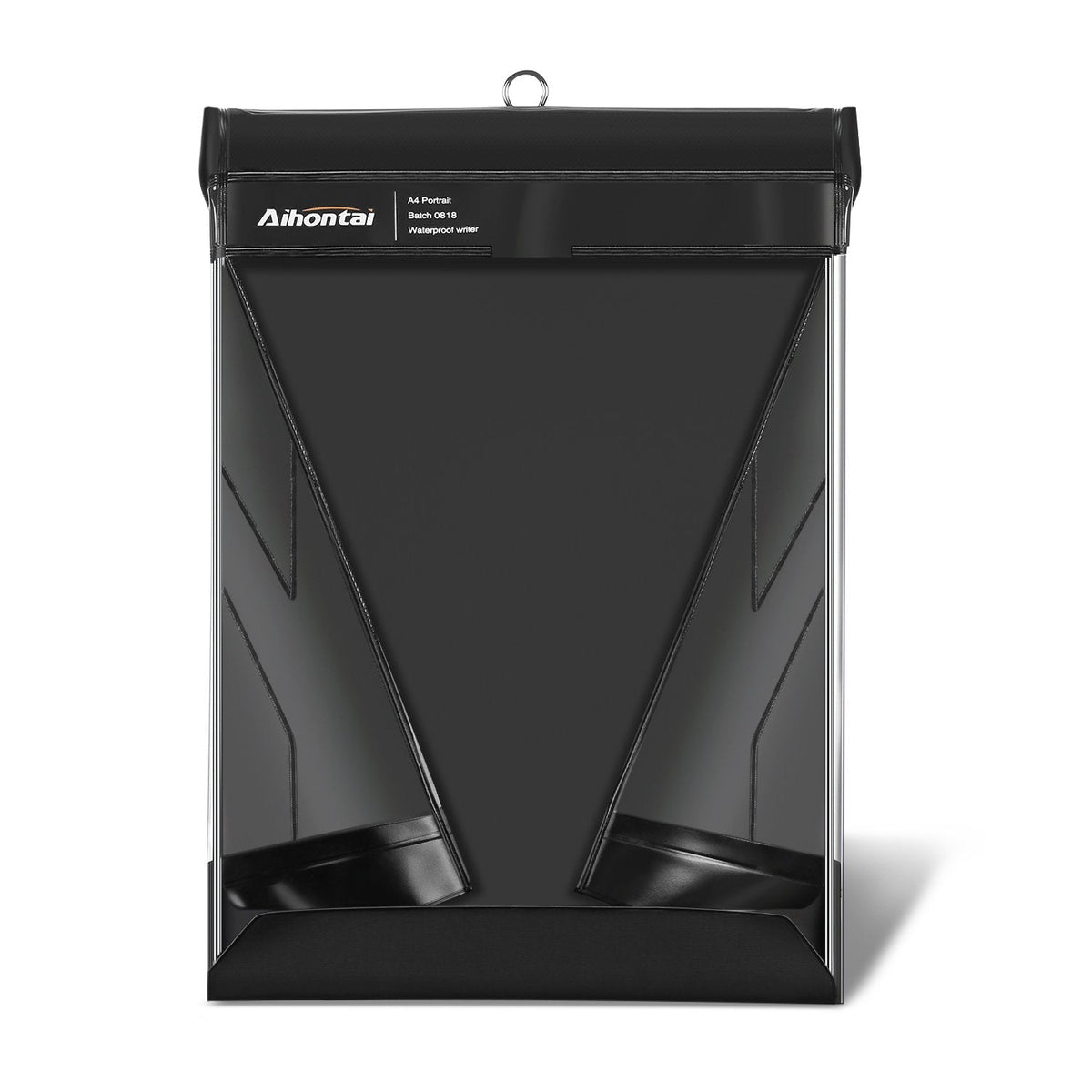 A4 Waterproof Clipboard Document Holder for Rain and Weather - PVC Writing Board Folder - A4 Size Black