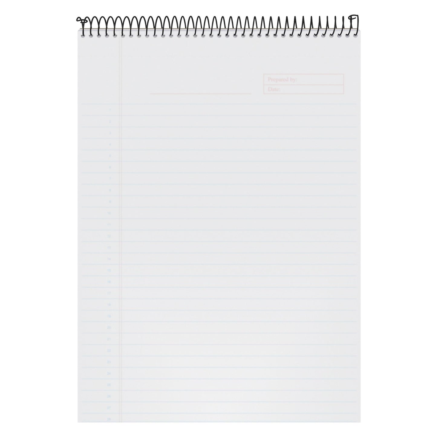 Tops Docket Gold Project Planner, 8-1/2" x 11-3/4", Top-Wire Bound, Project Rule, Poly Cover, 70 Sheets (99710) - White