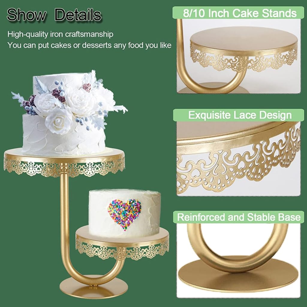 Iron Cake Display Rack Multi Tiers Pastries Holder Desert Presentation Tray for Home Gatherings and Restaurant Use