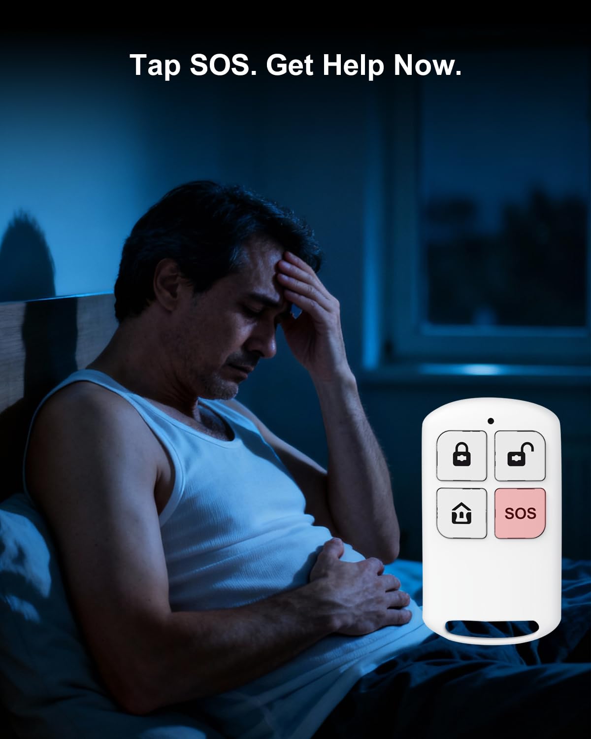 Alarm System for Home Security - Wireless Home Burglar Security System, Expandable, Standalone Keypad, Door/Window Sensors & Motion Detectors & Remote, App Alerts, No Monthly Fee, Alexa Compatible