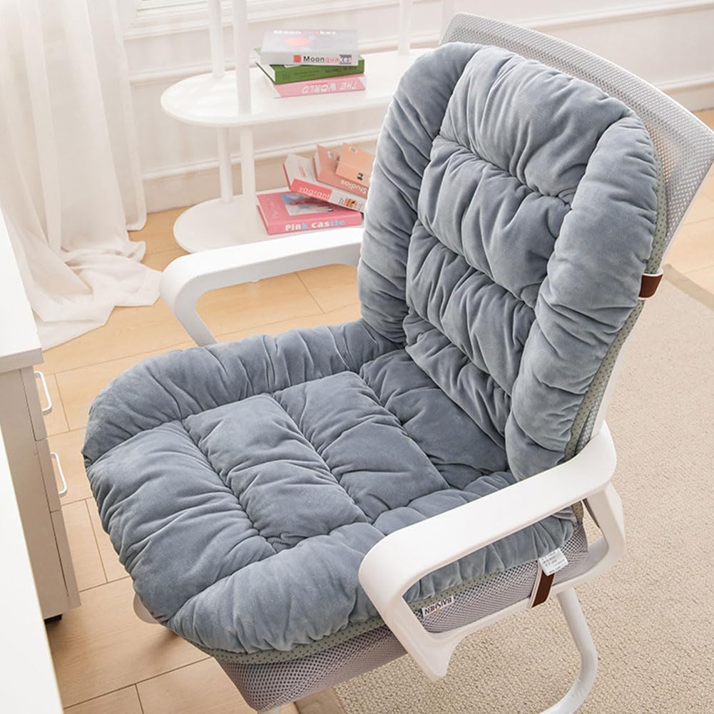 GKWW Desk Chair Cushion Office Chair Cushions with Removable Cover Soft Seat Pad Dorm Seat Pad with Back Support Rocking Chair Cushions,90×50cm