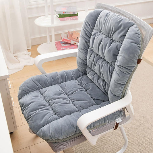 GKWW Desk Chair Cushion Office Chair Cushions with Removable Cover Soft Seat Pad Dorm Seat Pad with Back Support Rocking Chair Cushions,90×50cm