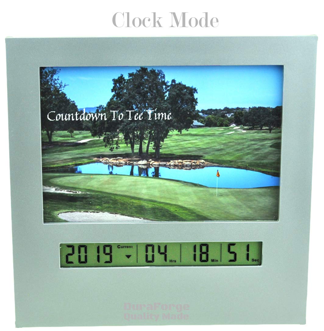 DuraForge 2020 Retirement Countdown Clock with Large Digital Display, Day Timer are Fun Golf Gadgets and Gifts for Firemen Police Military Vets Count Down The Calendar to Xmas Graduation or Any Event